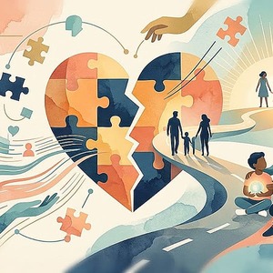 El divorcio puede ser traumante para los niños.