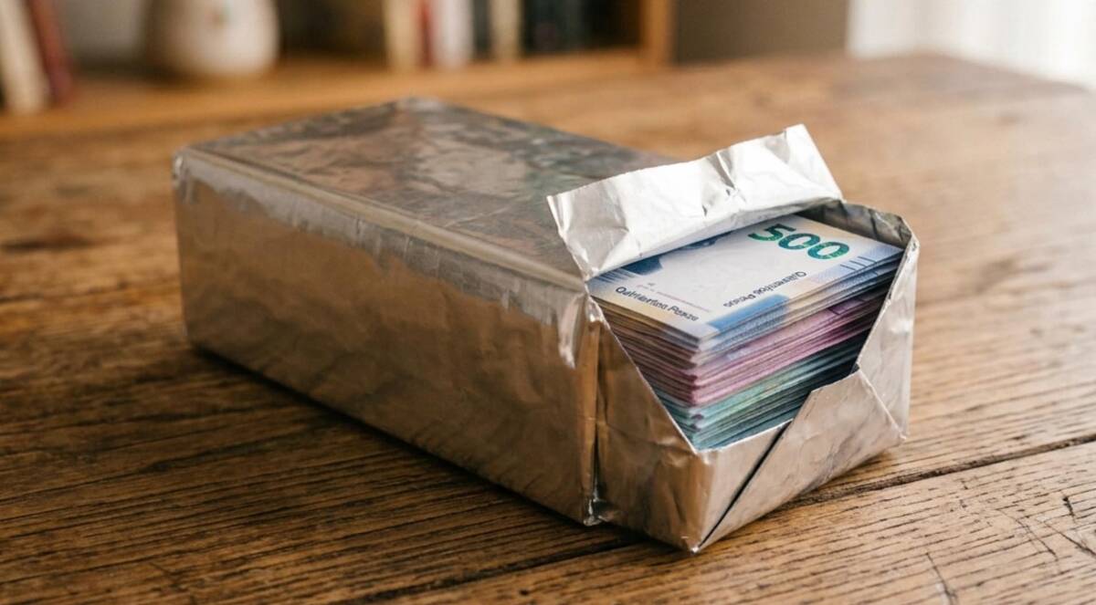 ¿Para qué envolvemos el dinero en papel aluminio? | IA