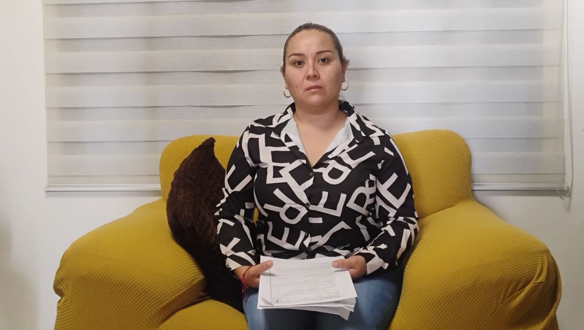 Pide que avance el proceso para estar tranquila. Sandra González