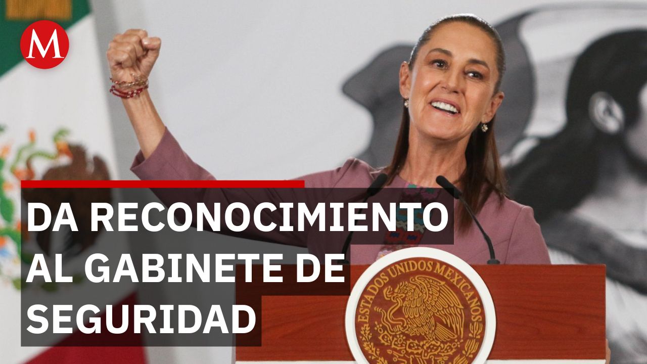 Sheinbaum aplaude la captura del 'R1' y el trabajo del Gabinete de Seguridad