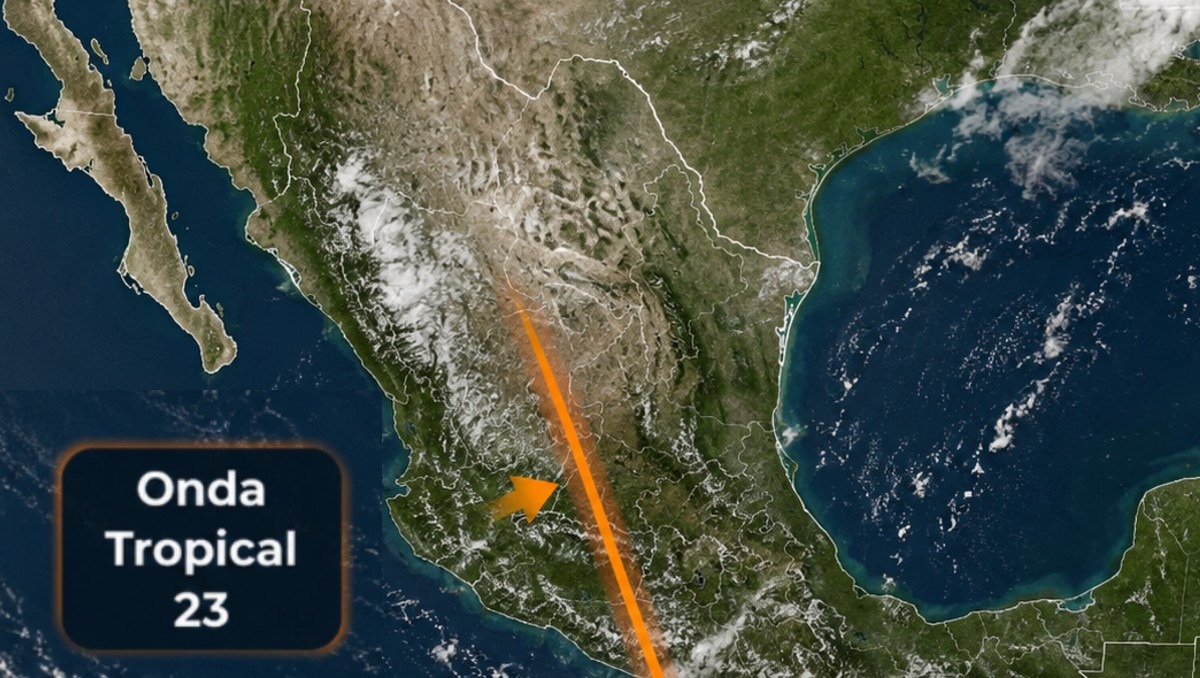 Trayectoria de la onda tropical número 23 en México | IA Discover