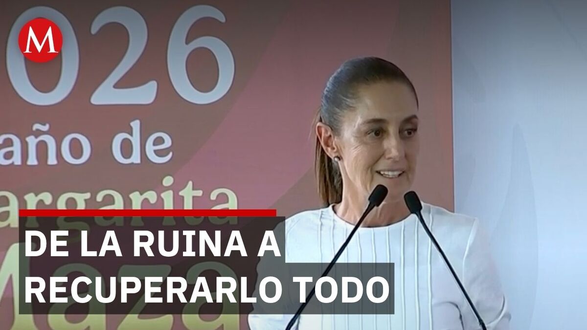 Claudia Sheinbaum perdona deudas a 5.2 millones de familias con créditos impagables en Oaxaca