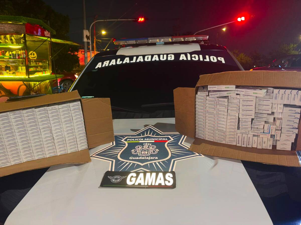 La detención ocurrió en la colonia Loma Linda. (Cortesía Policía de Guadalajara)