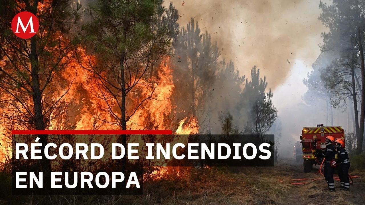 Incendios forestales en Europa causan desplazamiento masivo sin precedentes desde 1945