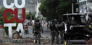 Al menos once heridos por atentado terrorista en la ciudad colombiana de Cúcuta.