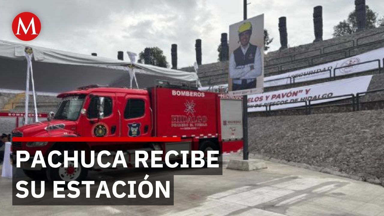 Pachuca inaugura estación de bomberos tras esperar 22 años en antiguo polifórum
