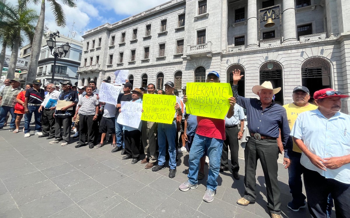 Pescadores se manifiestan en Tampico. | Yazmin Sánchez