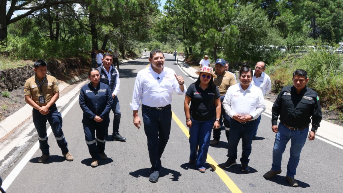 Puebla estrena carretera Xalitzintla-Paso de Cortés en el Izta-Popo | Gobierno de Puebla