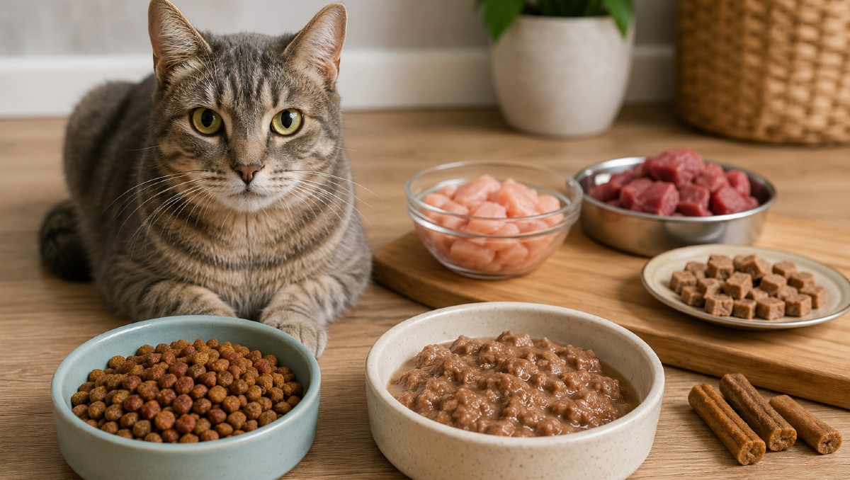 Tipos de alimento para gatos y sus usos | IA DISCOVER