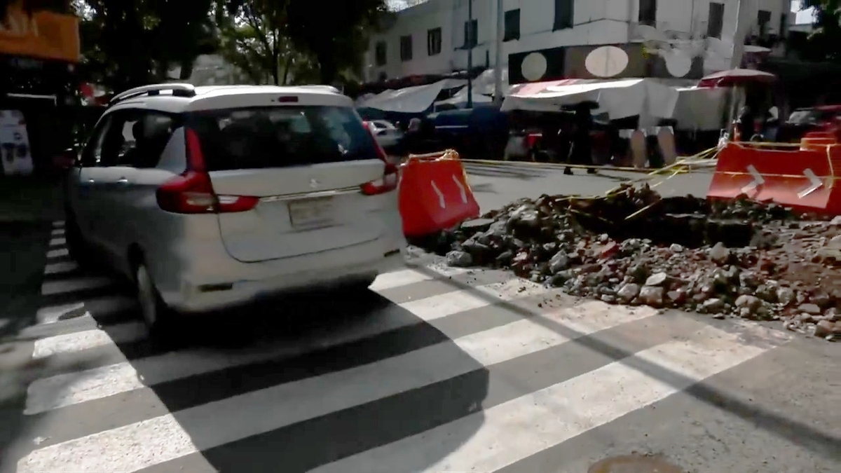 Vecinos alertan que el punto puede convertirse en un foco de congestionamientos y accidentes viales. | Especial
