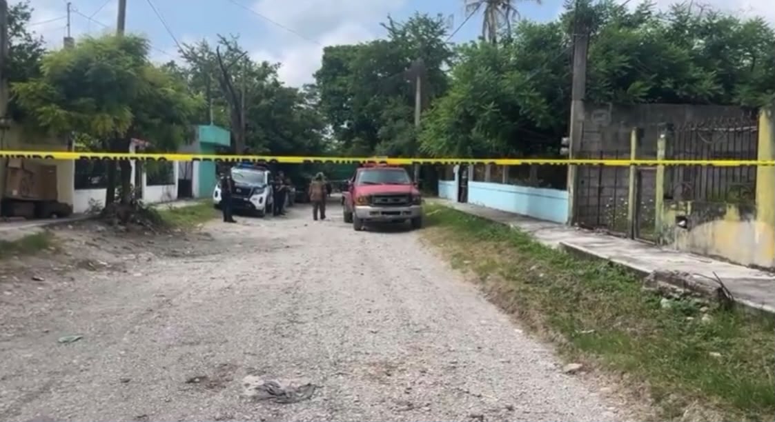 La zona fue acordonada y permanece bajo resguardo policial. | Especial