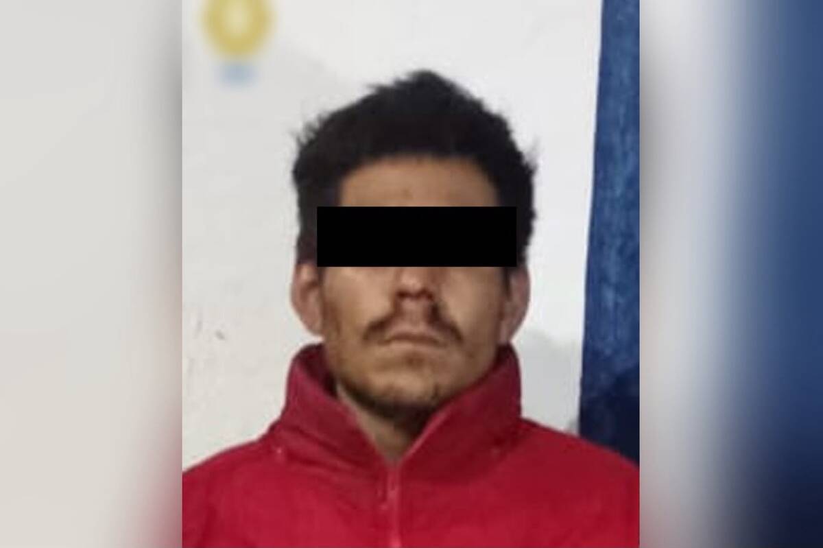 Al hombre le aseguraron un cuchillo de 15 centímetros.