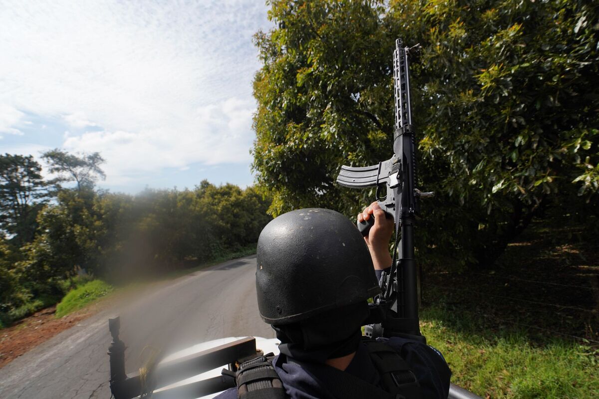 Elementos de la Guardia Civil en Michoacán. | Foto: Cuartoscuro