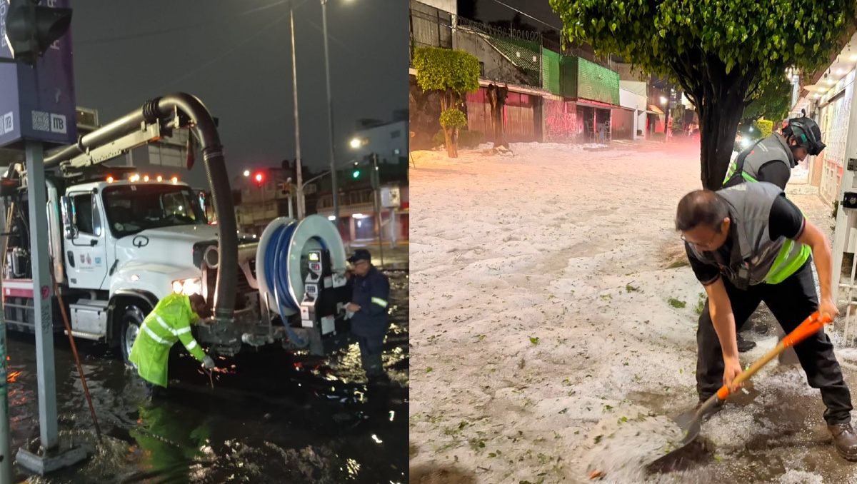 Las fuertes lluvias causaron afectaciones en distintas partes de la CdMx. | X: GobCDMX