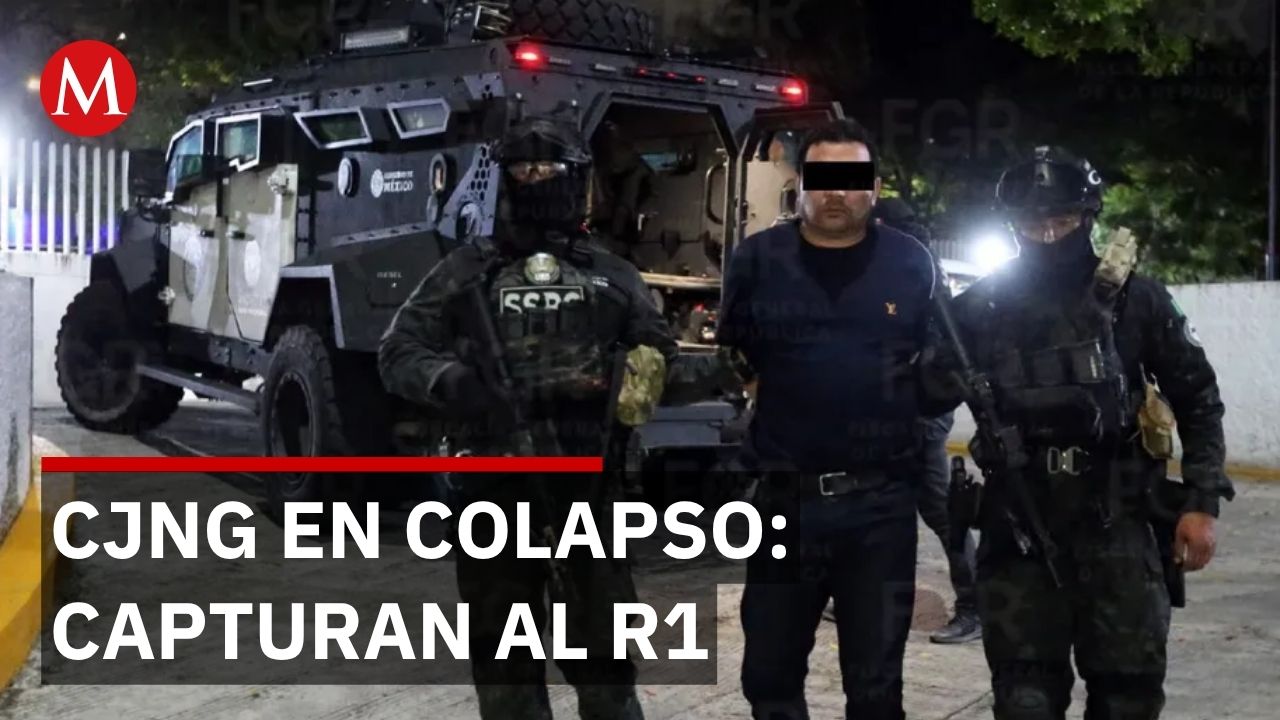 Golpe al CJNG: capturan al 'R1', acusado de ordenar muerte del alcalde Manso