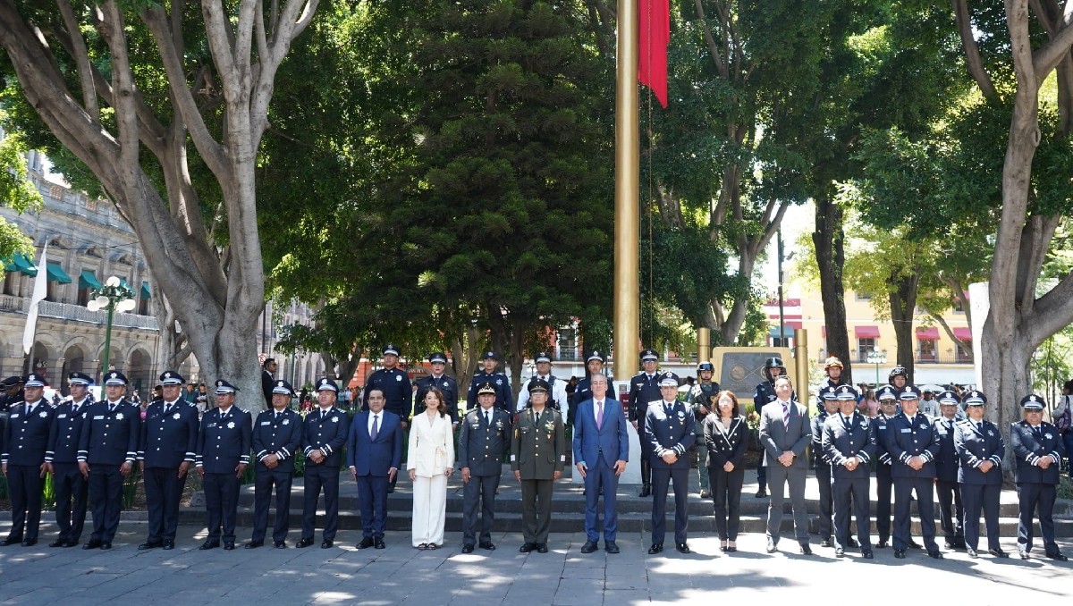 Inauguran el mes del policía en Puebla capital | Cortesía Ayuntamiento