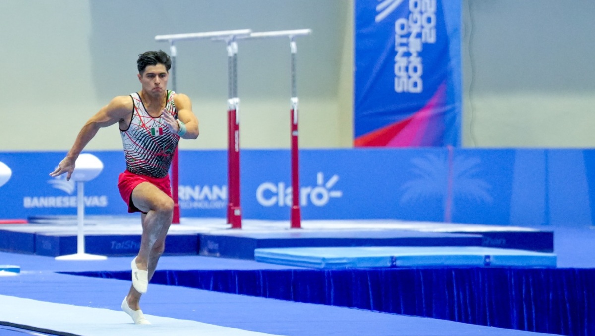 México se cuelga el bronce por equipos en la gimnasia artística masculina en Centroamericanos (Cortesía Centroamericanos)