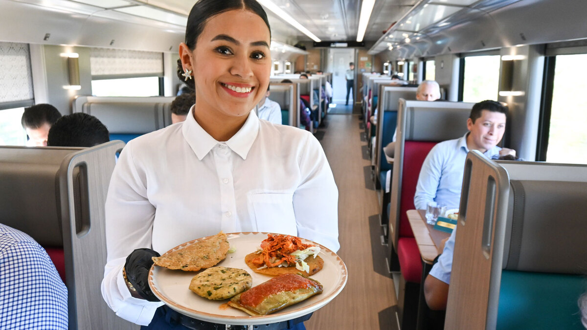 Así será la nueva modalidad de servicio del Tren Maya. | Foto: Especial