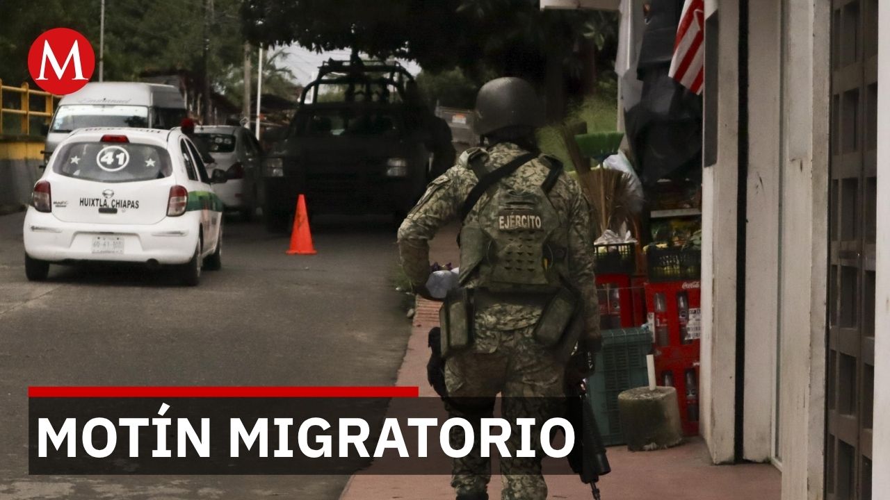 Motín en Tapachula moviliza al Ejército y Guardia Nacional en estación migratoria