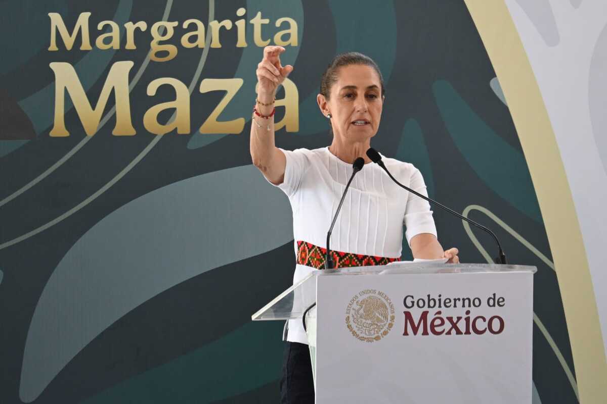 La presidenta Claudia Sheinbaum defendió la soberanía nacional frente a las críticas hacia México. | Foto: Daniel Augusto.