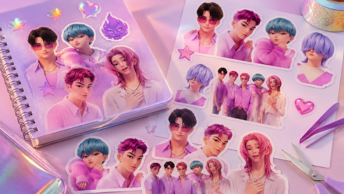Cómo hacer tus propios stickers de 'Saja Boys' en casa de forma fácil y sin gastar de más | IA M2