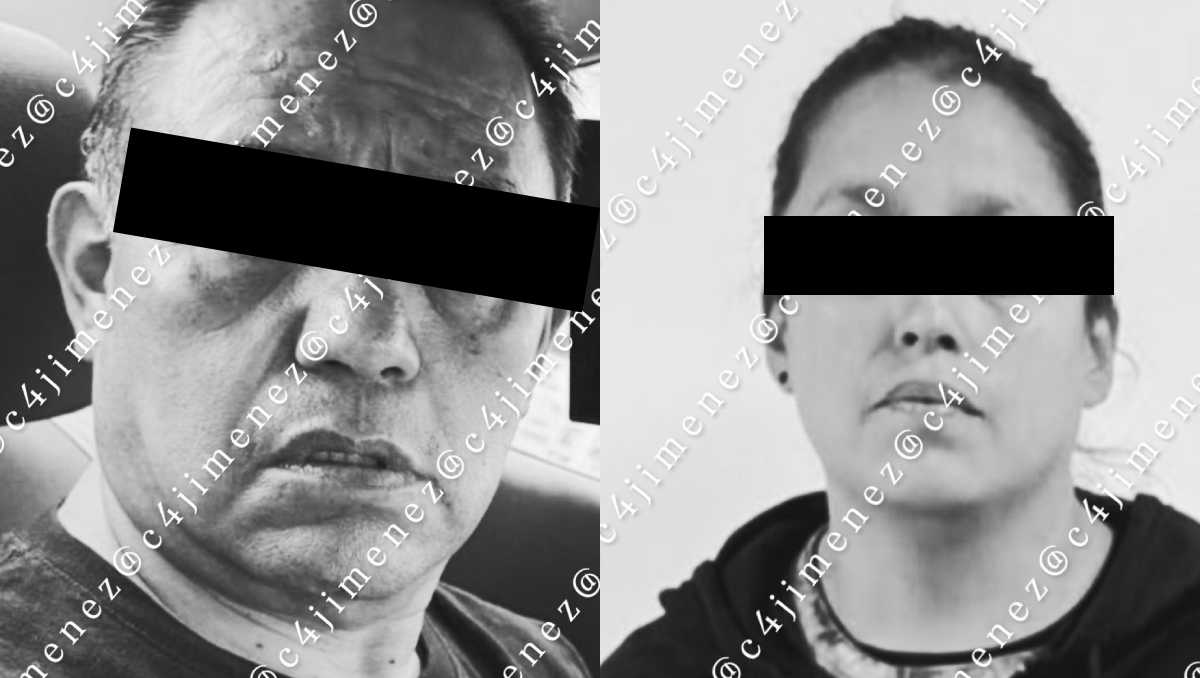 Agentes de la Policía de Investigación detuvieron a Karen y Eduardo a casi tres meses del homicidio. | Foto: RRSS C4 Jiménez
