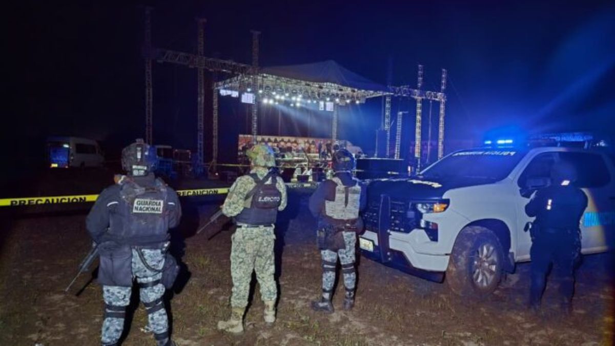 La boda se desarrollaba en un predio abierto de la comunidad de Mojoneras. | Redes Sociales