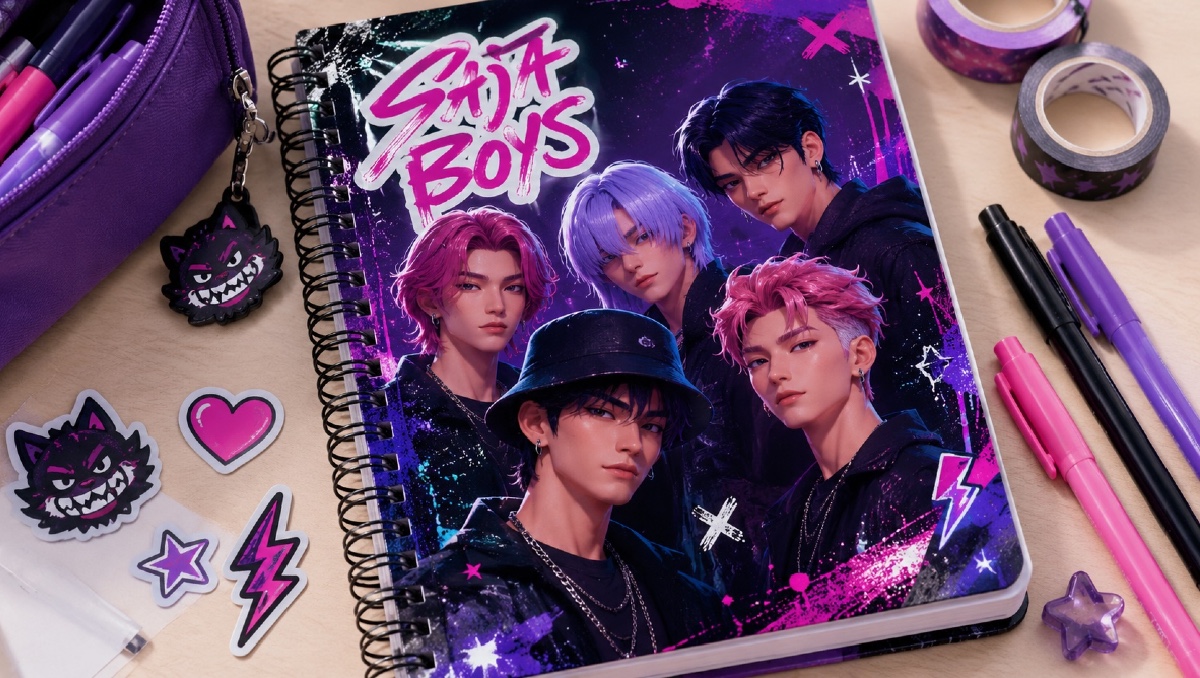 Cómo hacer un cuaderno de los Saja Boys para el regreso a clases | IA DISCOVER