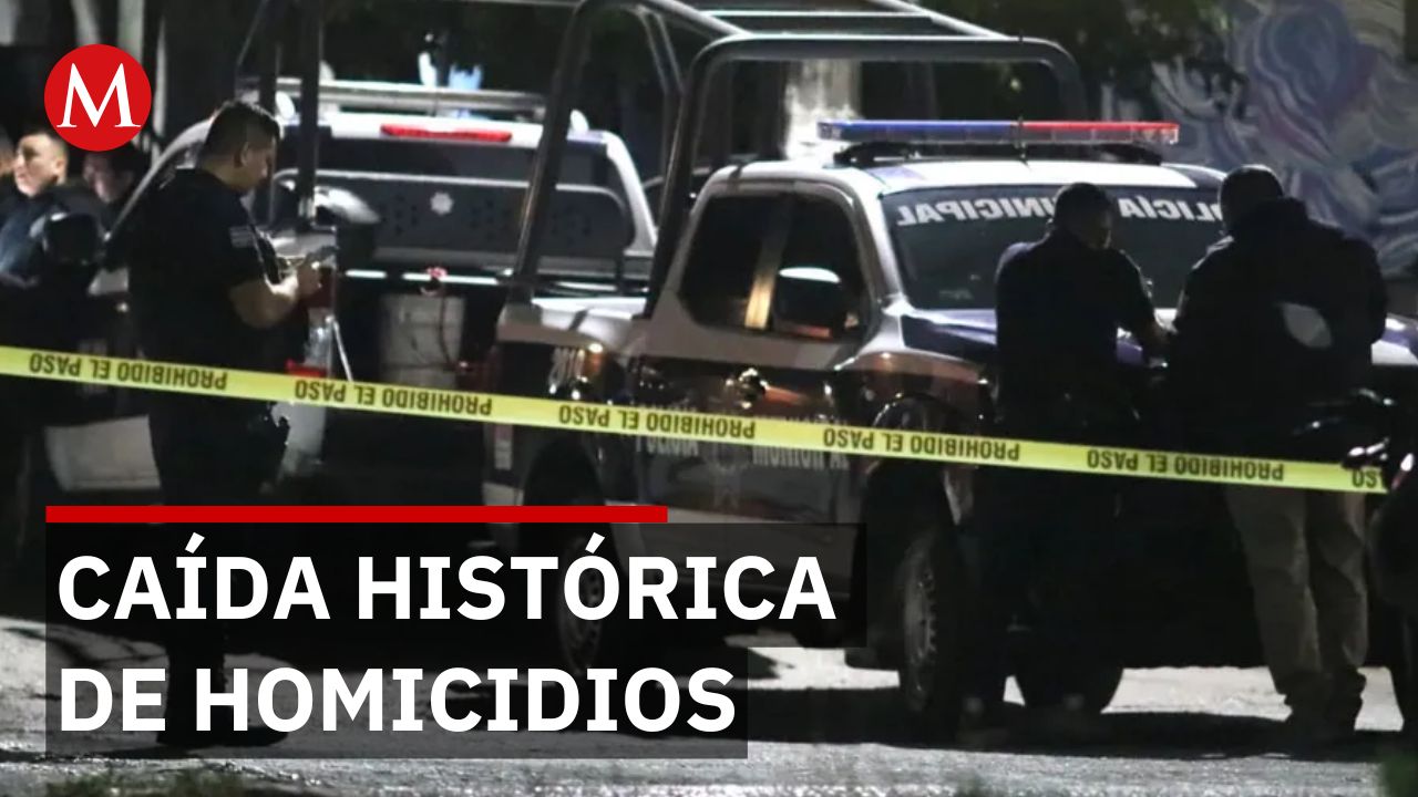 Homicidios caen 16.6 por ciento pero desapariciones suben en 2025