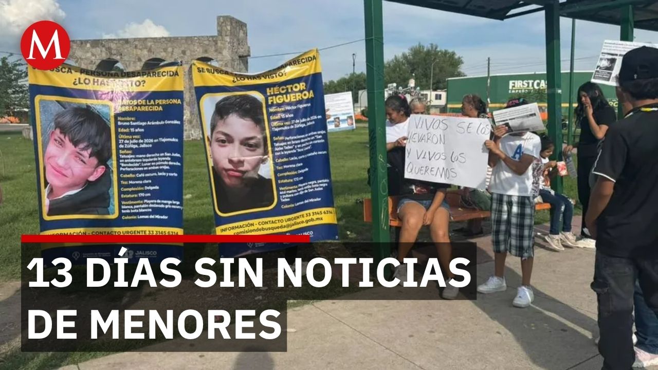 Madres exigen respuestas tras 13 días sin noticias de hijos desaparecidos en Jalisco
