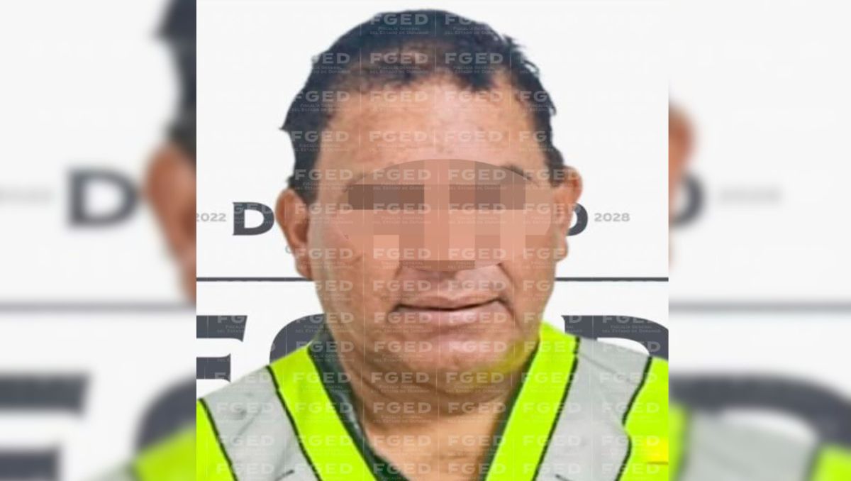 La madrugada del domingo se cumplimentó una orden de aprehensión en contra de José Carmen "N". | Cortesía: Fiscalía General de Durango