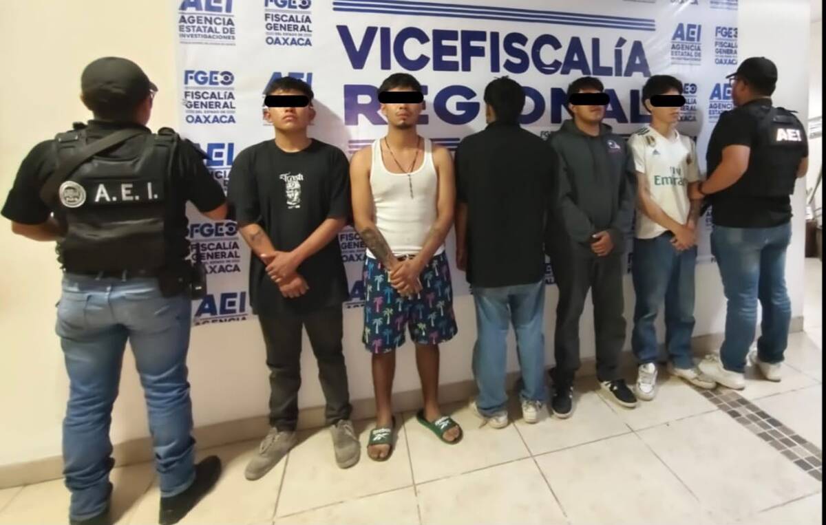 H.B.V., D.P.M., N.G.M., M.Y.B.F. y un menor de edad fueron detenidos en Santa Lucía del Camino. | Especial