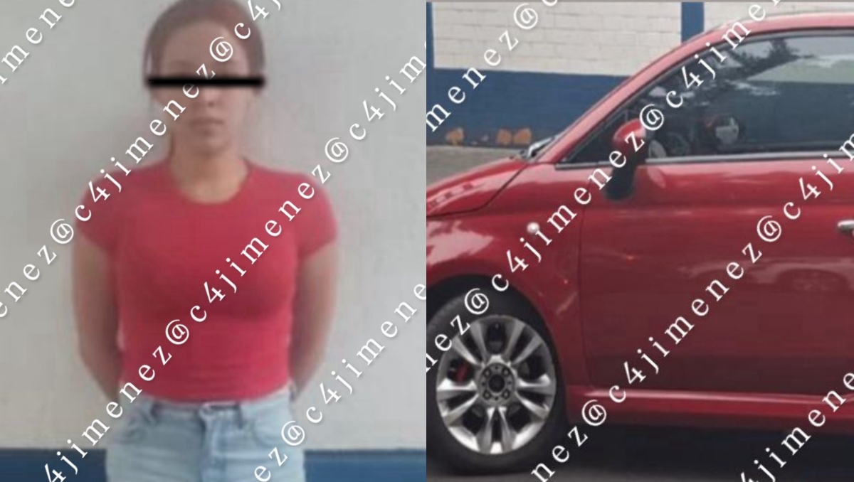 Mujer es detenida tras conducir un Fiat con reporte de robo en la alcaldía Cuauhtémoc | Especial