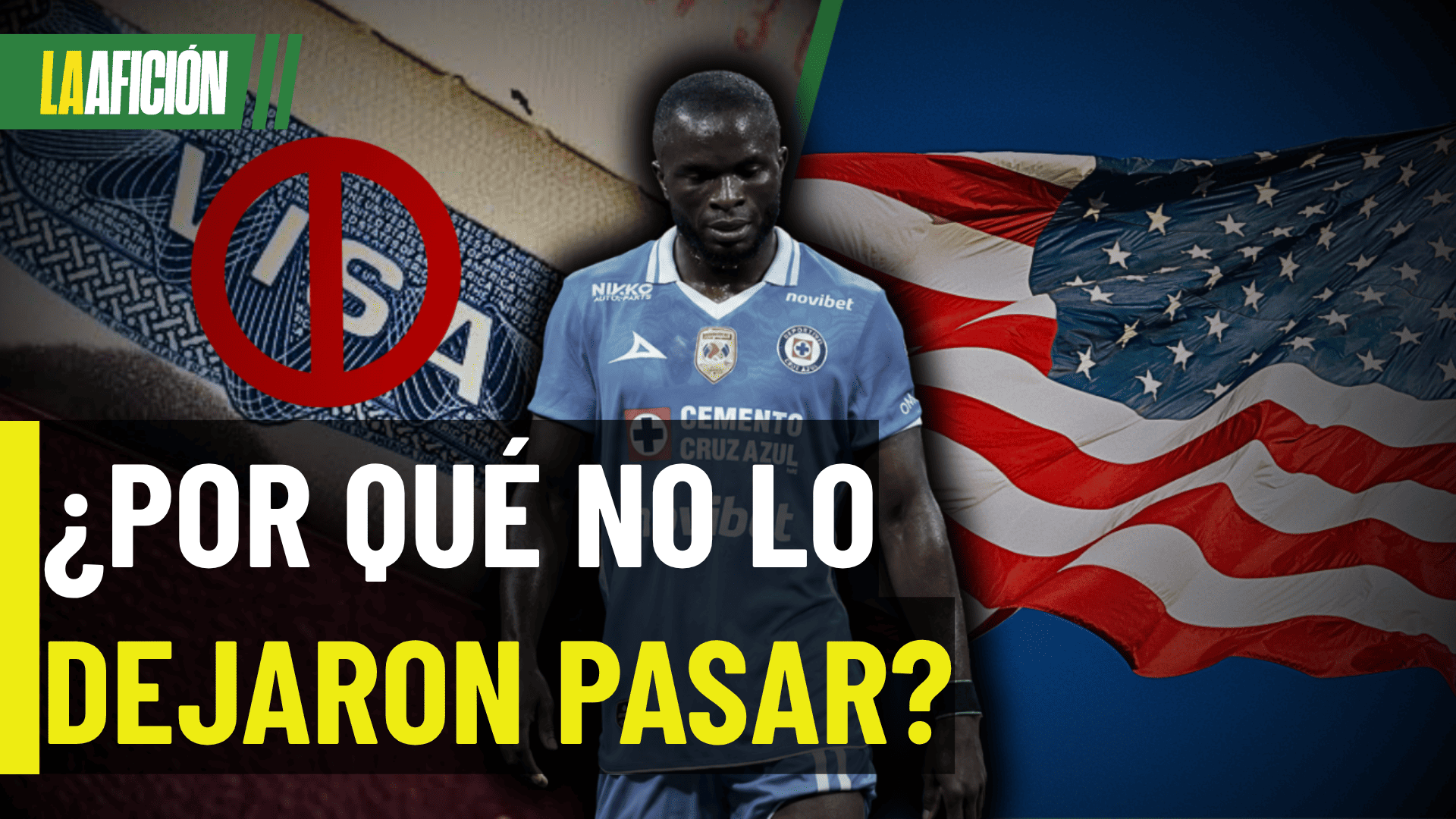 ¡Cruz Azul en problemas! Ebere no jugará por decisión de EU