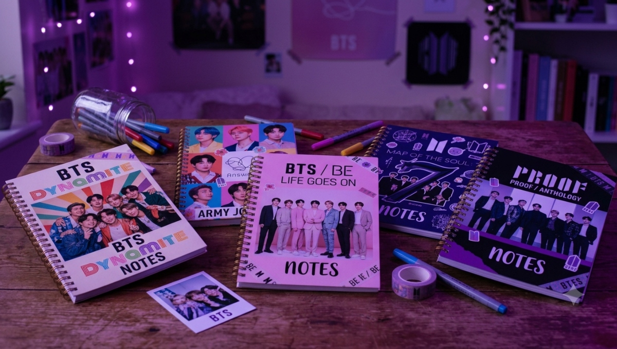 Cuadernos de BTS (Foto: Especial)