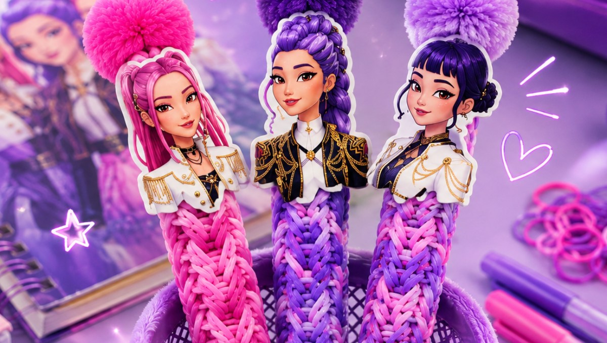 Cómo decorar tus plumas y lápices para el regreso a clases al estilo de las guerreras del K-pop en sencillos pasos | IA M2