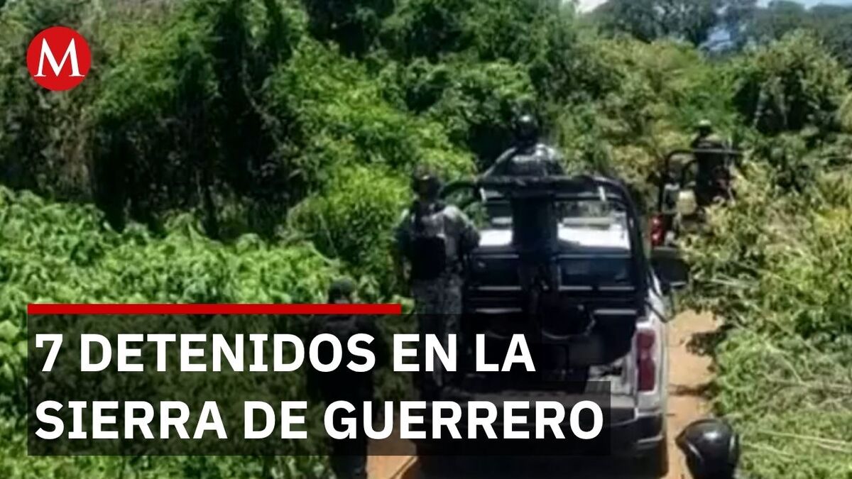 Detienen a 7 personas en Chilpancingo; sierra de Guerrero sigue bajo control del crimen