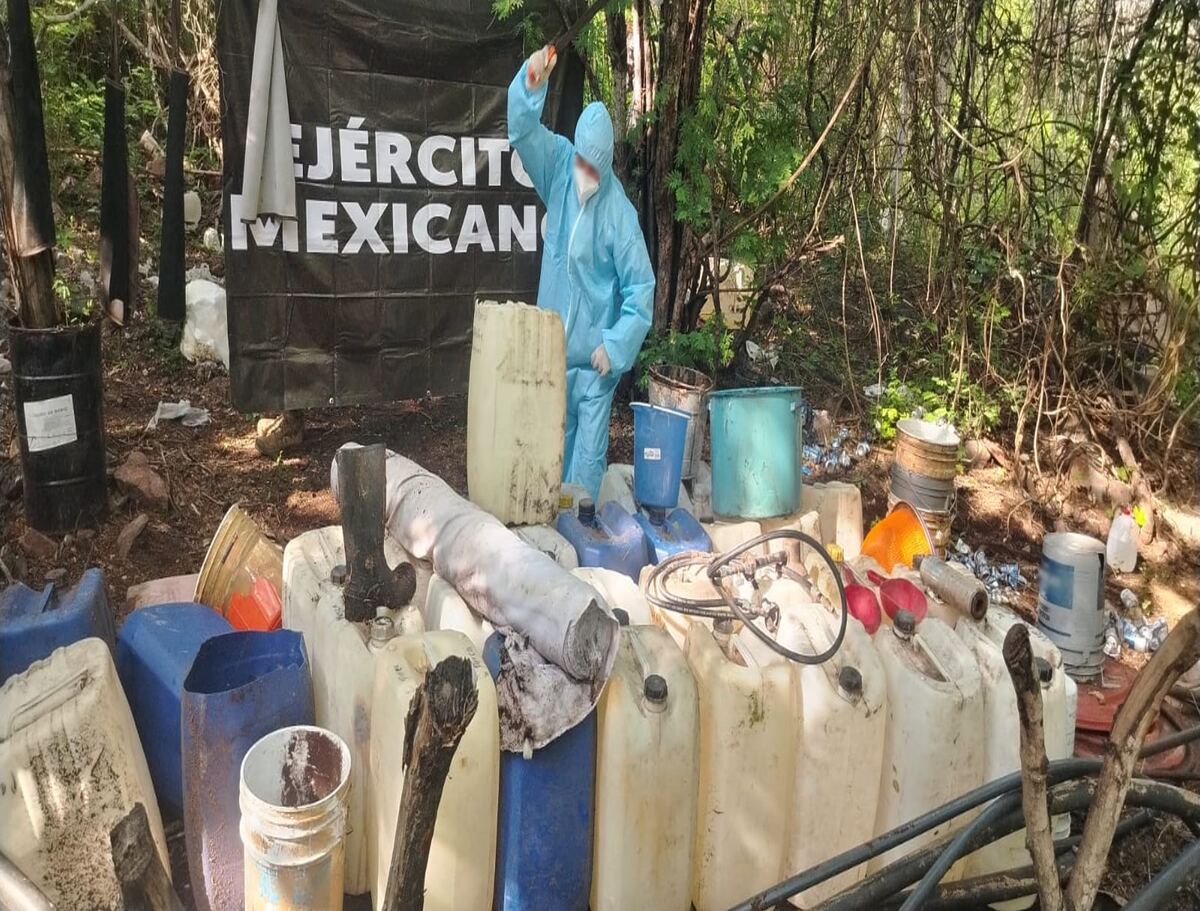 Un narcolaboratorio en Sinaloa revela la escala de la guerra quimica