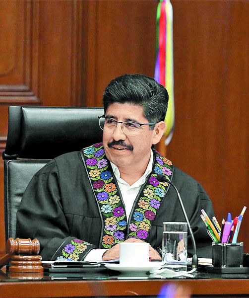 El ministro presidente del máximo tribunal. ESPECIAL