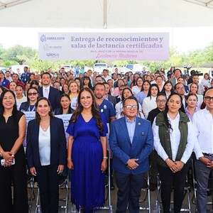 Libia Dennise García Muñoz Ledo señaló que esta infraestructura busca garantizar el derecho de las mujeres a continuar con la lactancia materna.