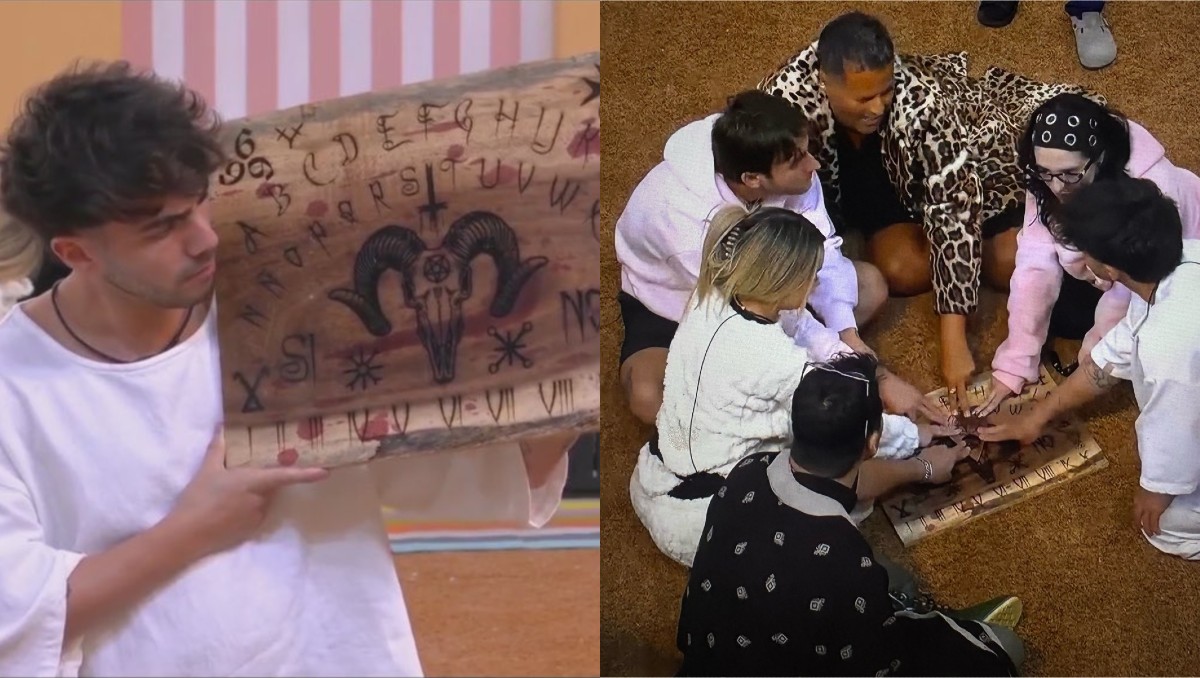 Juegan a la ouija en 'La Casa de los Famosos' | Captura de pantalla