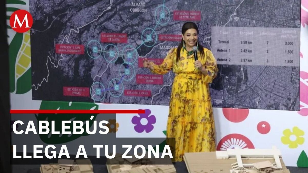 3 nuevas líneas de cablebús conectarán 5 alcaldías con 40 kilómetros en CdMx