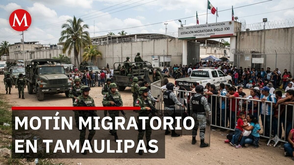 Motín en Tapachula moviliza al Ejército y Guardia Nacional en estación migratoria