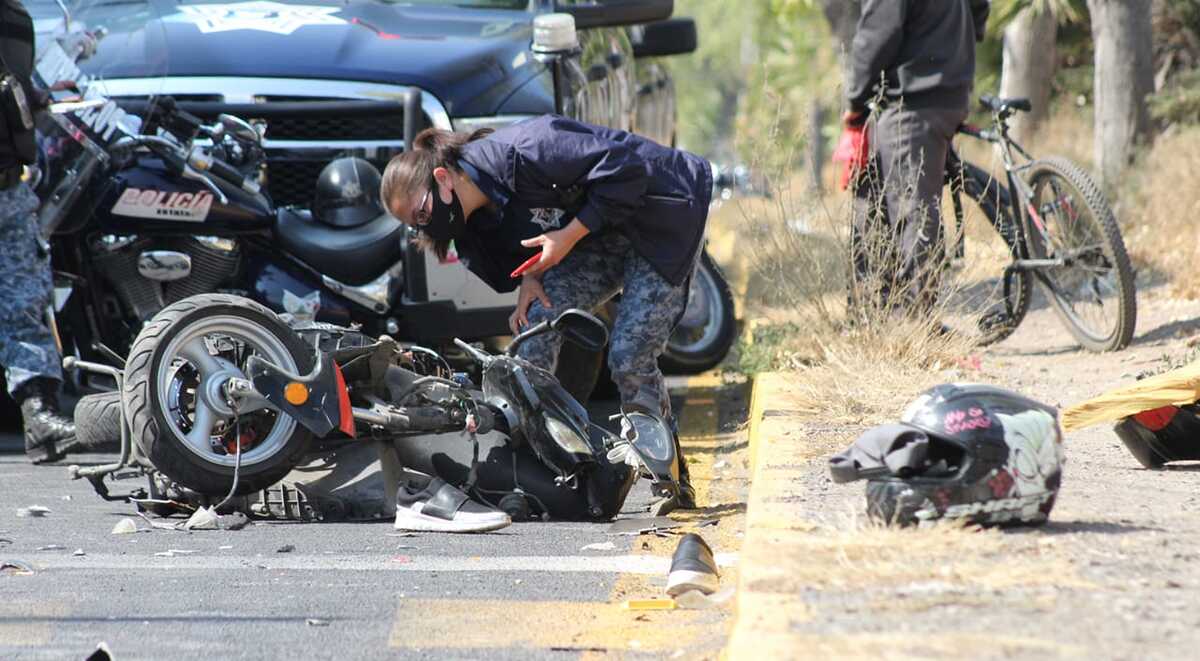 Pachuca registra cada 48 horas un siniestro en moto. (Jorge Sánchez)