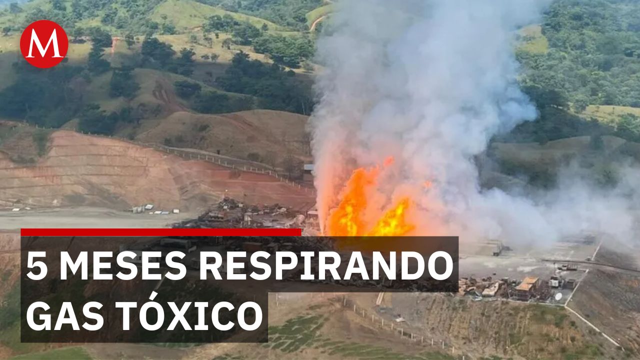 Pemex asegura control, pero pobladores respiran gas desde hace 5 meses en Veracruz