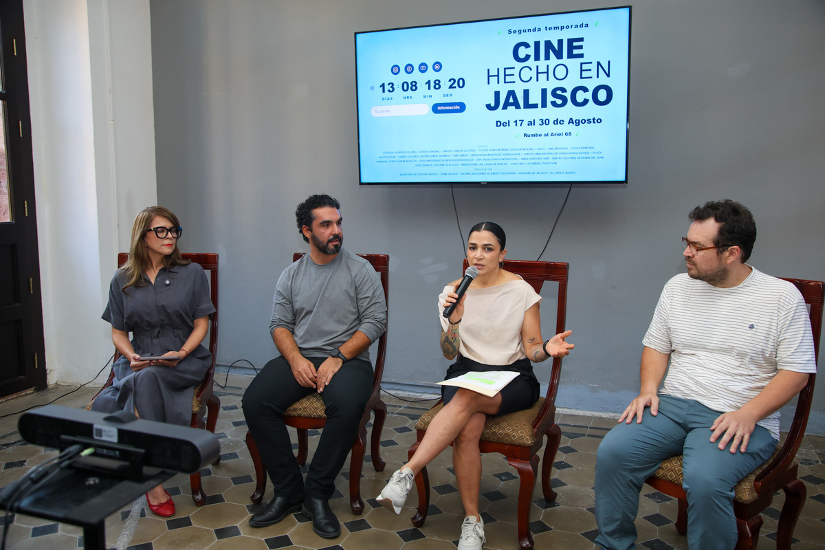Presentación de la segunda  edición de Cine Hecho en Jalisco. (Farid Santos)