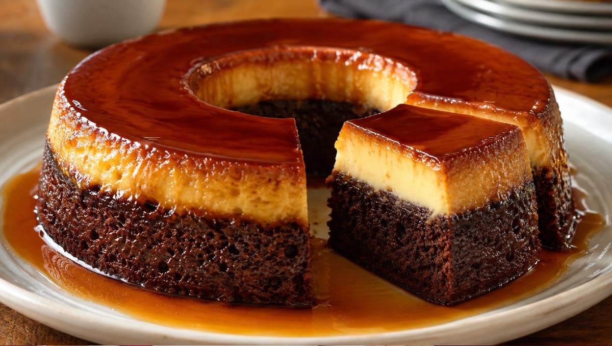 Receta fácil de chocoflan para hacer en casa | IA Discover