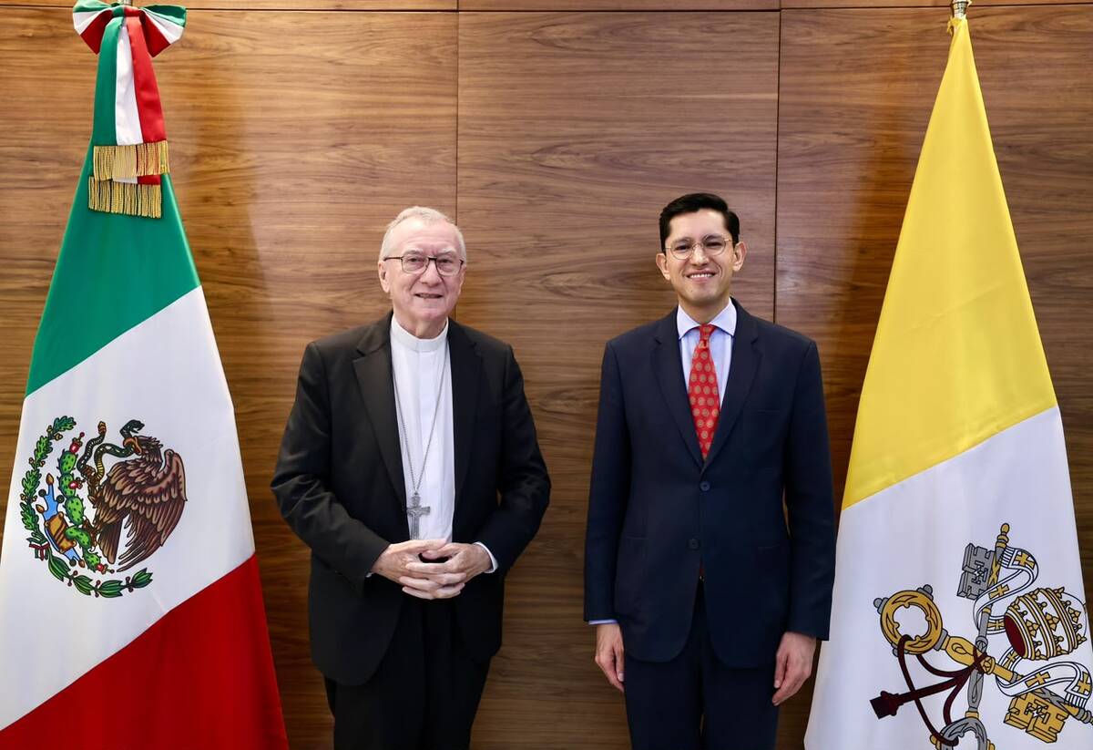Velasco publicó en su cuenta de X que México y el Vaticano llevan más de tres décadas construyendo una relación de paz. | Foto: Especial