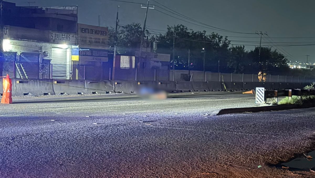 La víctima quedó a escasos centímetros del muro de contención. Miranda Arias