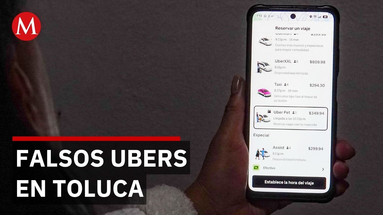 Autoridades alertan por falsos conductores de aplicación que asaltan usuarios en Toluca